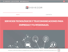 Tablet Screenshot of disvecor.com